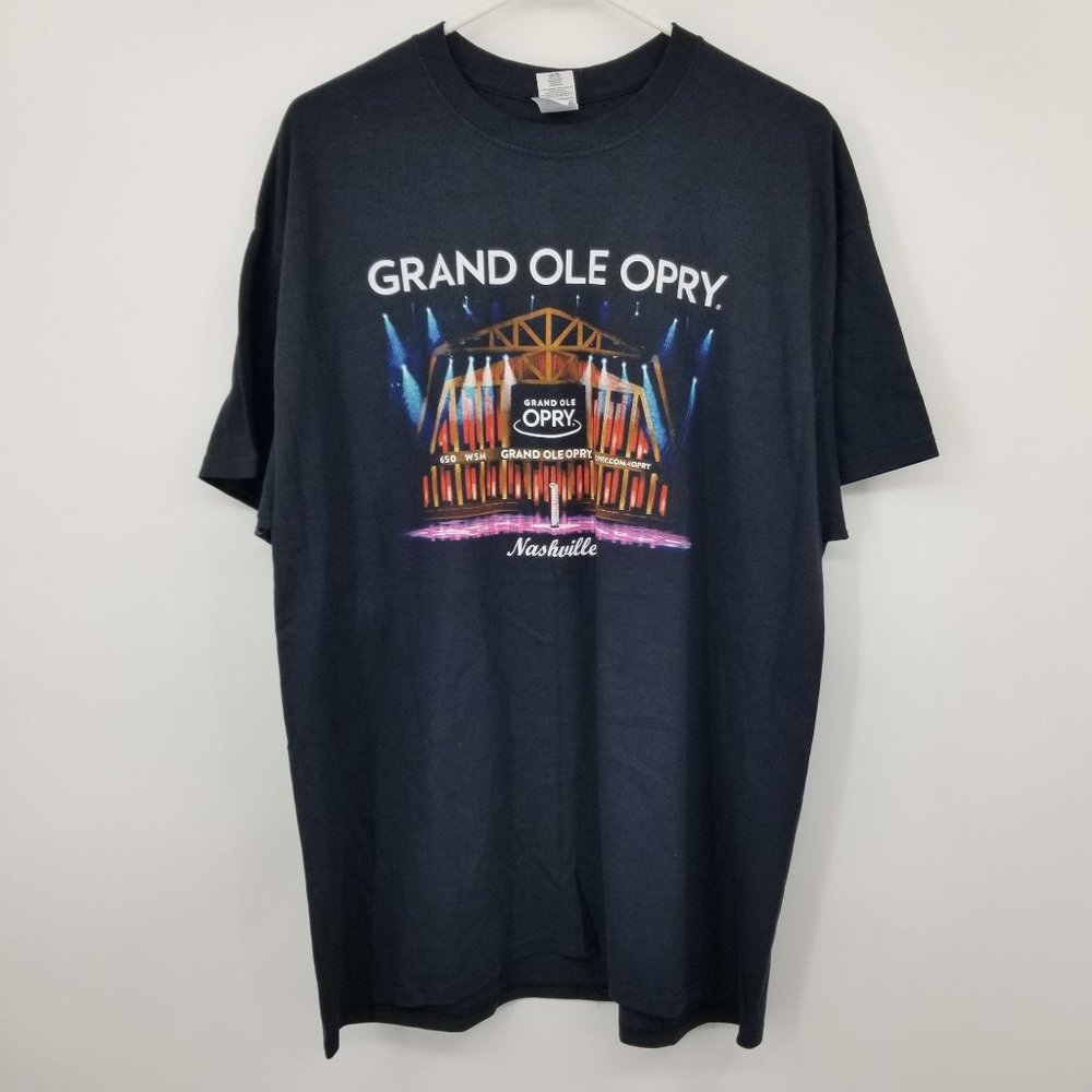 Grand Ole Opry Nashville Black‎ Short Sleeved Shirt Size XL